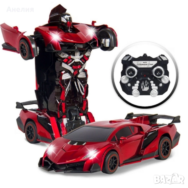 Играчка 2 в 1 робот трансформърс и кола с дистанционно управление, снимка 1