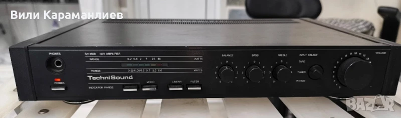TECHNI SOUND sv4000,стерео усилвател,работещ, снимка 1