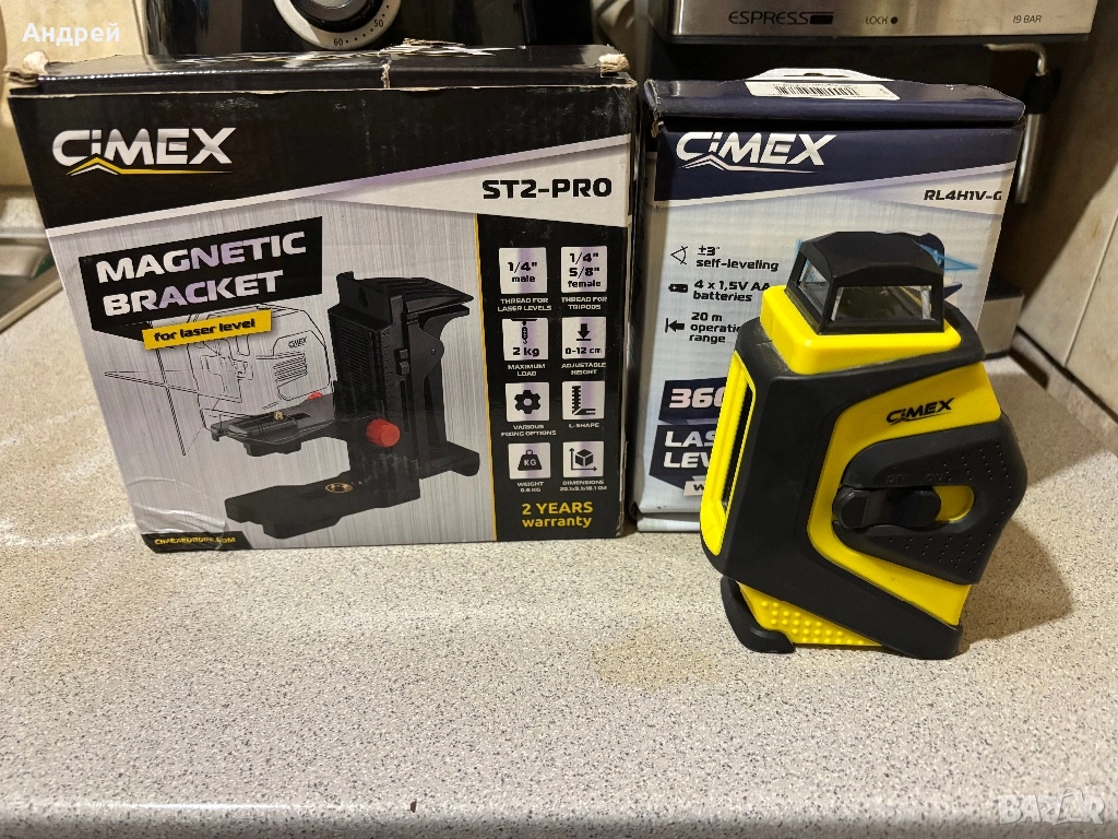 3D лазерен нивелир, снимка 1