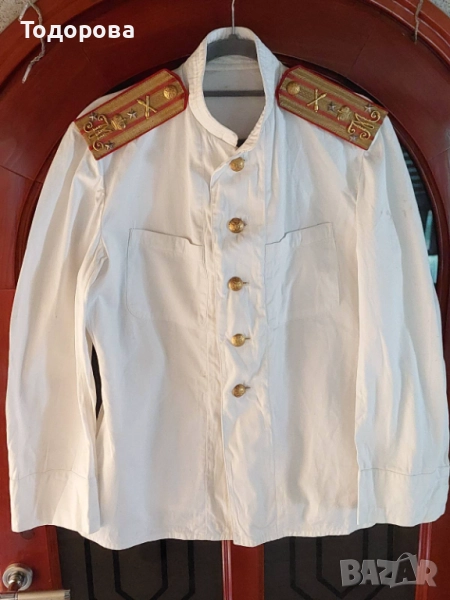 Царса Русия-много рядка лятна офицерска парадна униформа(кител), снимка 1