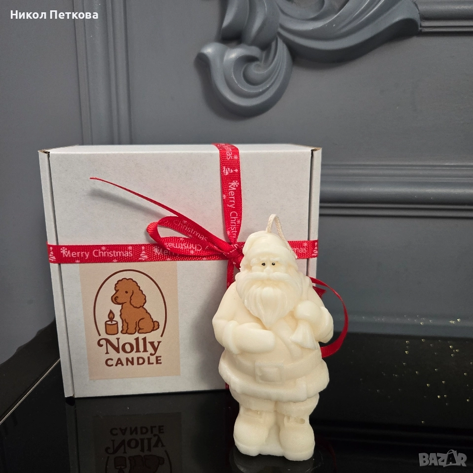 Коледни соеви свещи, снимка 1