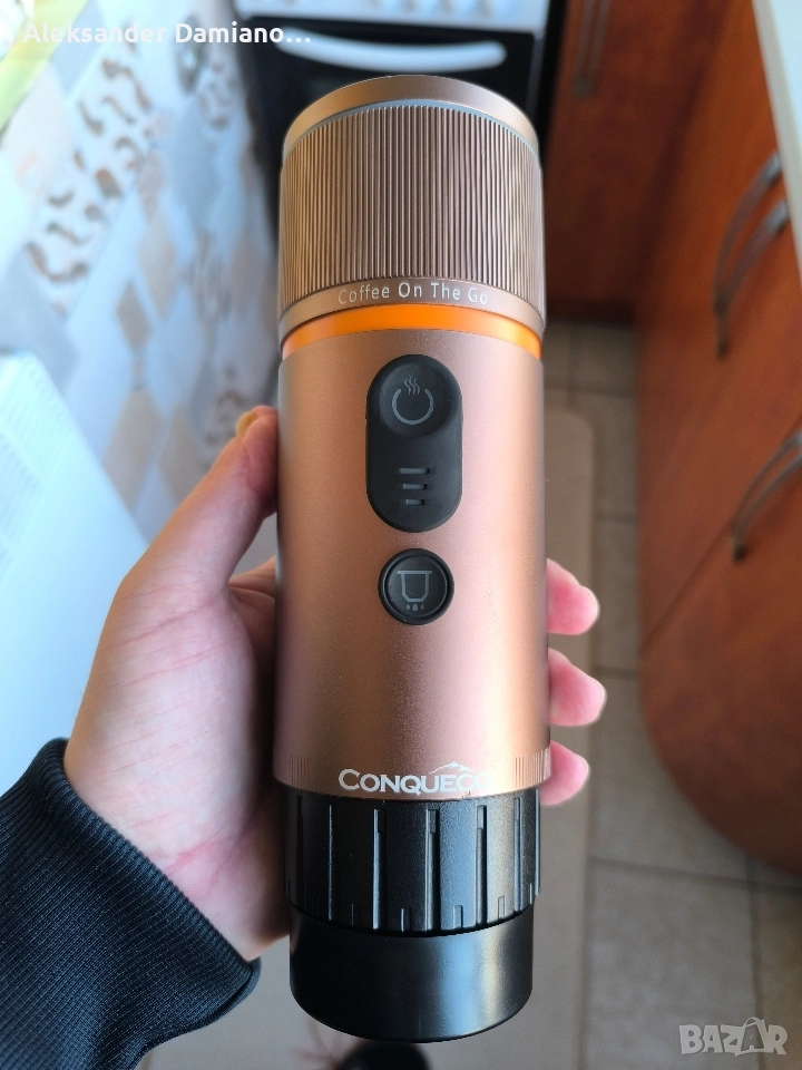 преносима кафе машина conqueco , снимка 1