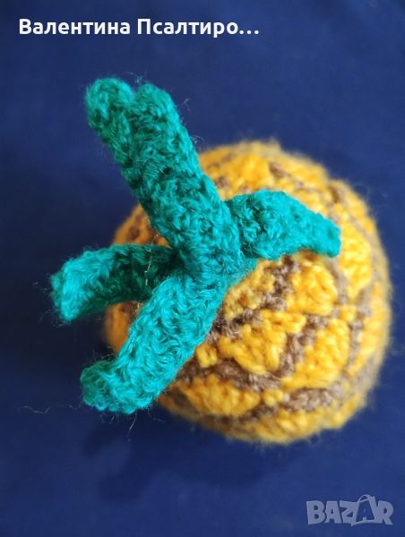 Ананас 🍍 амигуруми на една кука Crochet pineapple amigurumi , снимка 1