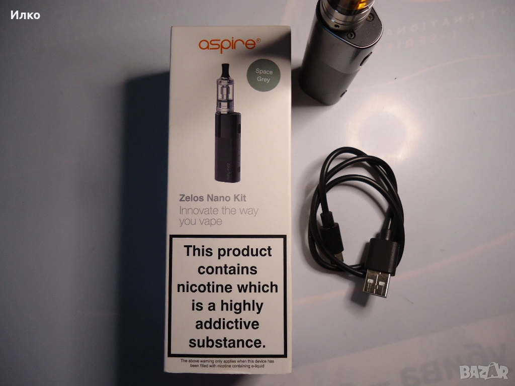 Aspire Zelos Nano + течност, снимка 1