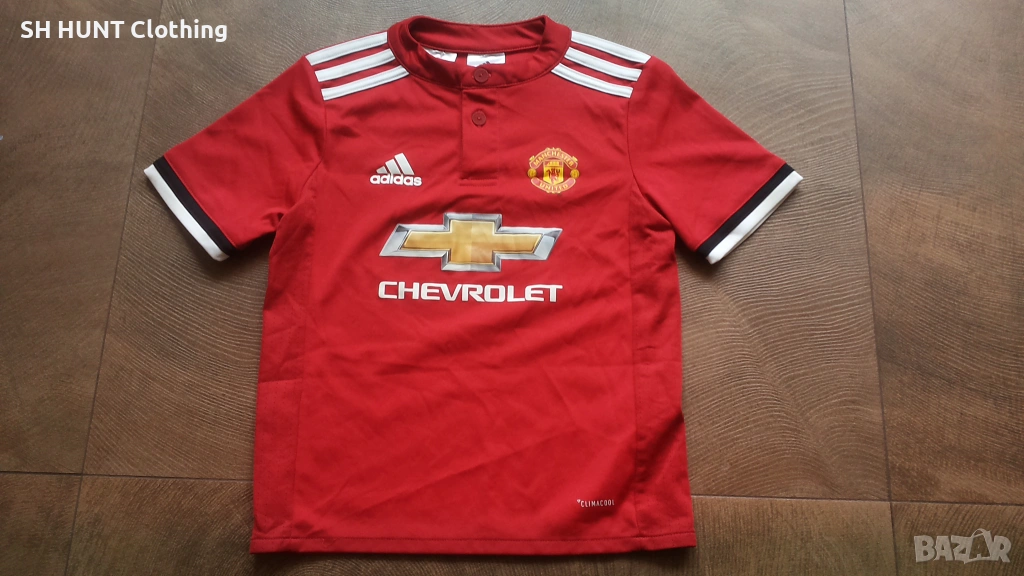 Adidas FC MANCHESTER UNITED Kids Football T-Shirt Размер 5-6 г / 116 см детска футболна тениска 9-66, снимка 1