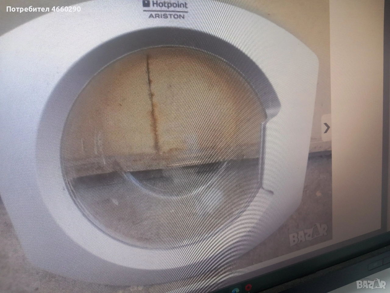 Люк за пералня Hotpoint Ariston 1291, снимка 1