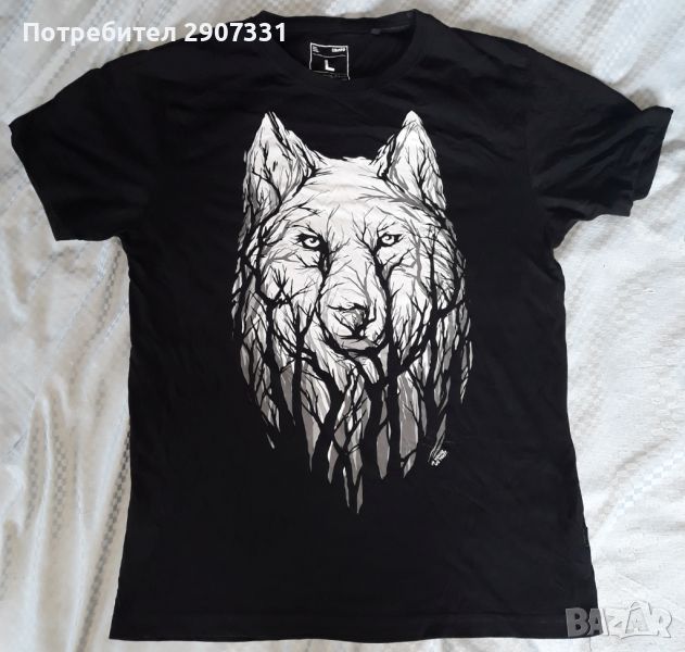 Тениска с вълк. Cropp, снимка 1