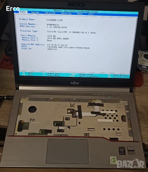 FUJITSU LIFEBOOK Е744 цял или на части, снимка 1