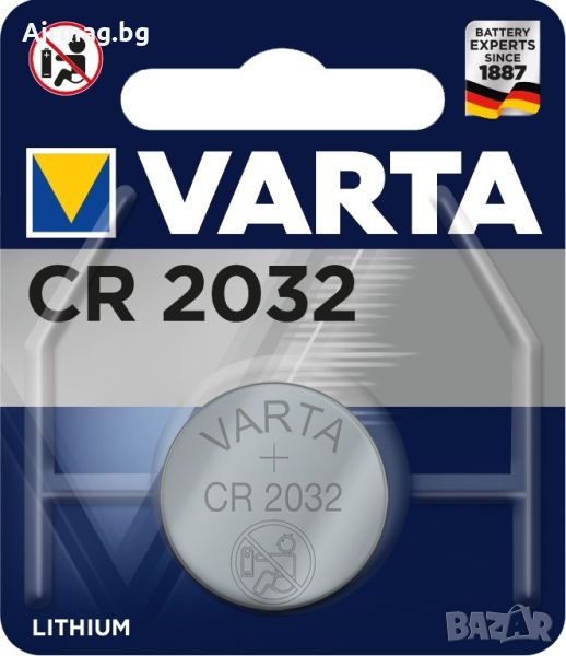 Батерия Varta Lithium 6032 CR2032 1бр. блистер, снимка 1
