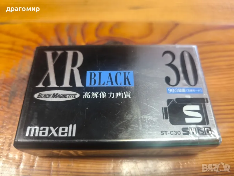 MAXELL XR black S VHS C, снимка 1