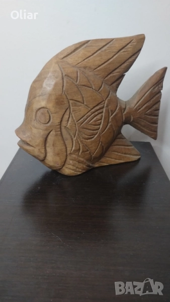 Красива дървена риба. , снимка 1