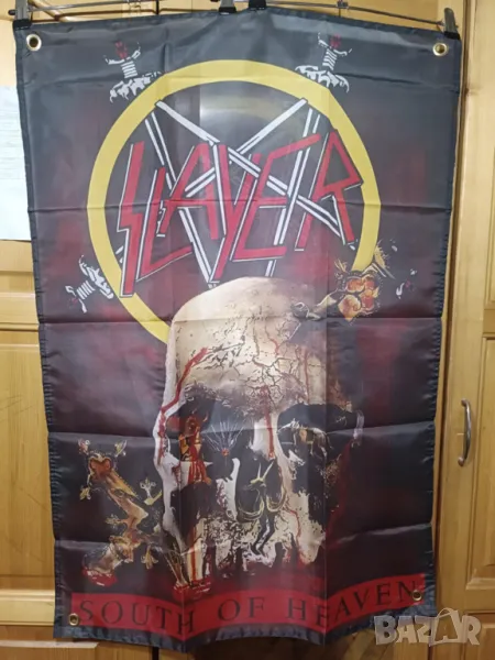 SLAYER-South Of Heaven Flag, снимка 1