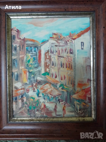 картина Пловдив 21/18 см, снимка 1