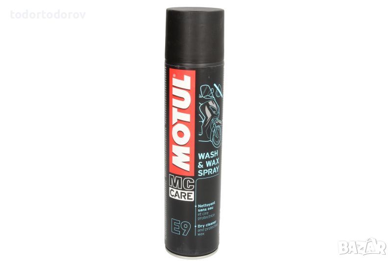 Препарат за сухо почистване Motul E9 Wash & Wax Spray, снимка 1