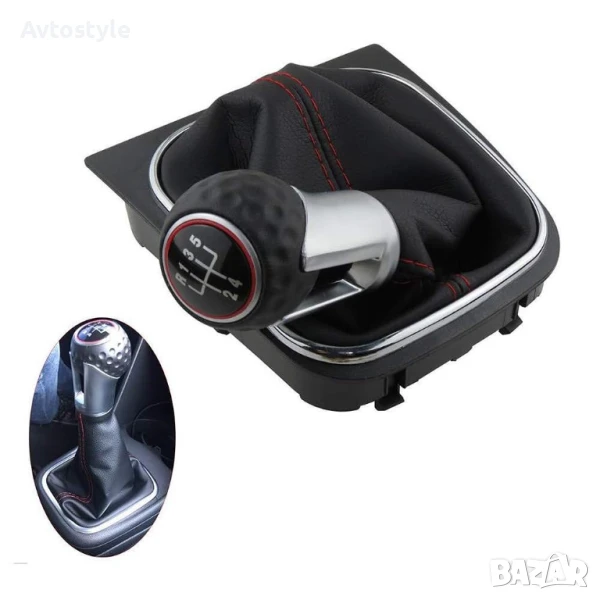 Топка за скоростен лост с маншон, VW Golf 5/6, 5 скорости, снимка 1