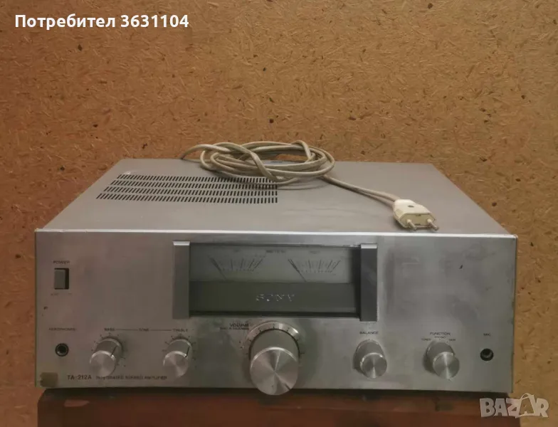 Усилвател SONY TA-212A, снимка 1