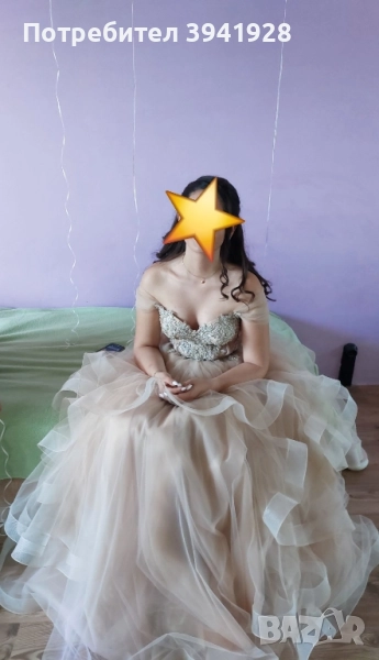 Ефирна бална рокля., снимка 1