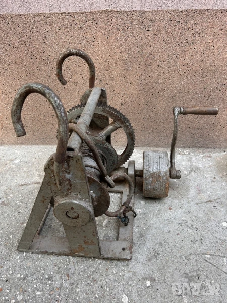 Редукторна лебедка ръчна, снимка 1