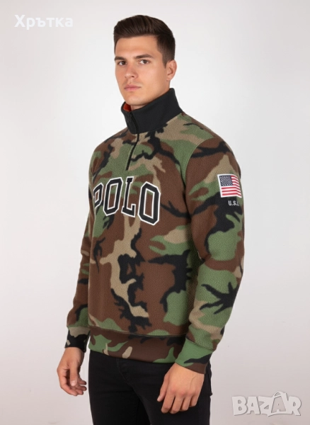 Polo Ralph Lauren - Оригинална мъжка поларена блуза с цип размер M, снимка 1