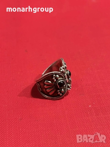 Сребърен пръстен, снимка 2 - Пръстени - 54162096