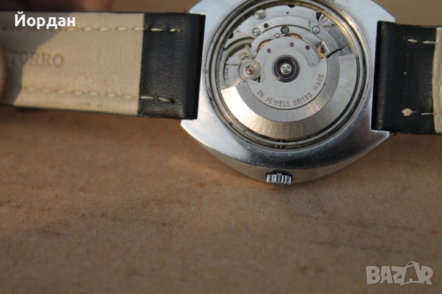 Швейцарски мъжки автоматичен часовник ''Damas'' /25 камъка/, снимка 8 - Мъжки - 54056868