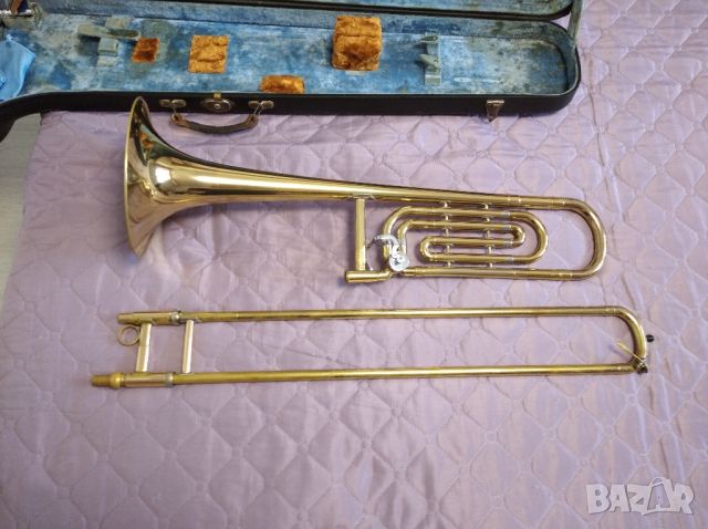 Тромбон OLDS Bb/F(Eb), снимка 5 - Духови инструменти - 46430265
