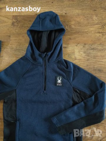 Spyder Half Zip - страхотно мъжко горнище С, снимка 6 - Спортни дрехи, екипи - 45625395