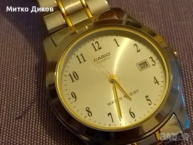 Casio 1332 mtp 1141 Japan movt датник water resistant нов кварцов часовник, снимка 4 - Мъжки - 53564761