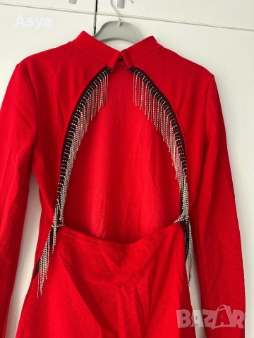 Къса рокля за предстоящите празници, снимка 7 - Рокли - 29860039