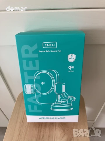 INIU Qi2 магнитно безжично зарядно за кола [15W, розово], RGB, снимка 8 - Аксесоари и консумативи - 51317481