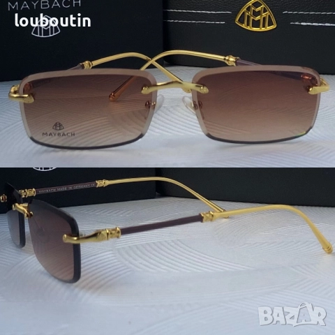 Мъжки слънчеви очила правоъгълни 3 цвята Maybach