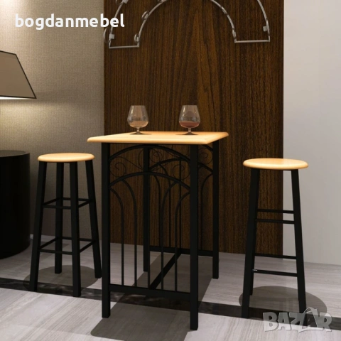 Комплект за хранене с висока маса и столове 