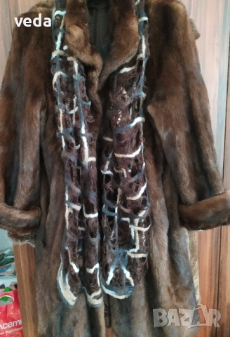 Италианско кожено палто от норка размер М/L 