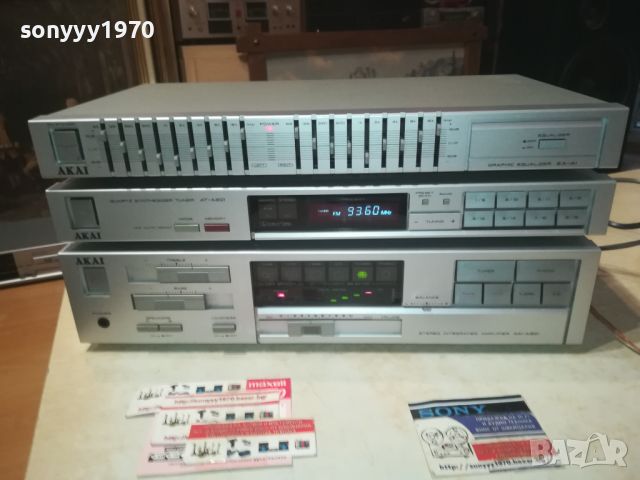 akai equalizer+amplifier+tuner-swiss 1007241157LNWC, снимка 6 - Ресийвъри, усилватели, смесителни пултове - 46534081