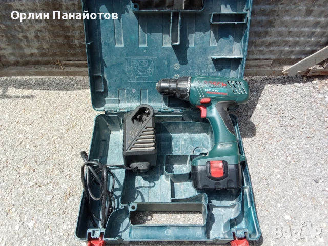 винтоверт BOSCH с куфарче и зареждачка