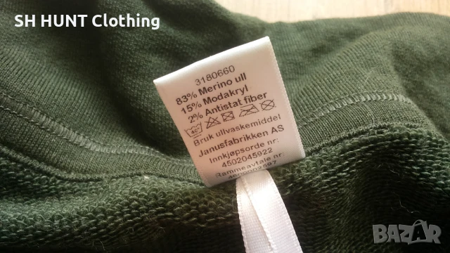 JANUS NATO Jacket 83 % Merino Wool размер M за лов риболов Горница 83% Мерино Вълна - 1215, снимка 10 - Пуловери - 51080848