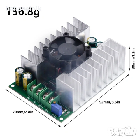 ПРОМОЦИЯ! 500W понижаващ високоволтов MPPT контролер 500W Step Down Converter DC 12V-75V, снимка 3 - Друга електроника - 53955555