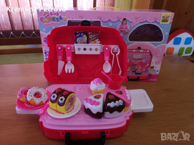 HCS CAKE SET Детско куфарче - сладкарница със звук и светлина 2в1 ,, снимка 2 - Музикални играчки - 42945839