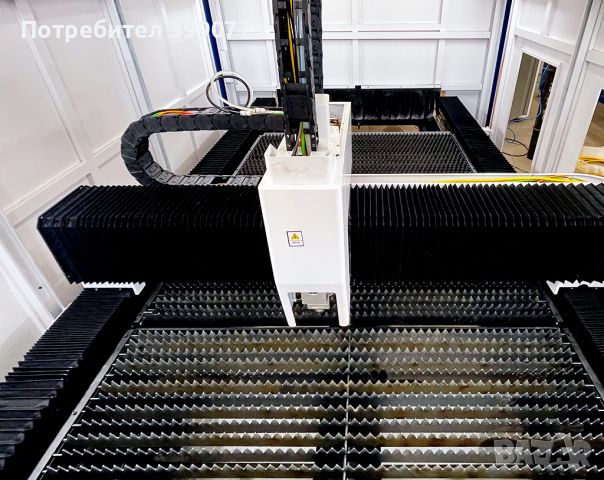 Fiber CNC Лазерна Резачка Плотер Weni 3015H 12kW + компресор 16 bar, снимка 3 - Други инструменти - 46272808