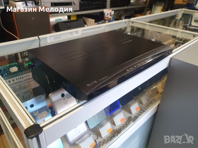 ДВД / DVD Elite PV-4000USB Работи, добър външен вид. Има USB. Няма дистанционно., снимка 6 - Плейъри, домашно кино, прожектори - 48412179