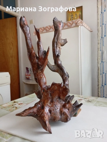 Авторски скулптури, Абстрактна пластика от дърво - 3 бр., ръчна изработка 1987 г., уникати, снимка 16 - Антикварни и старинни предмети - 47720845