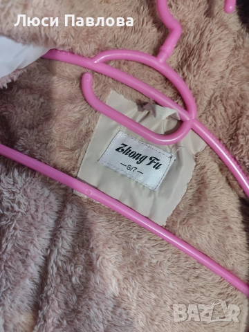 розова парка момиче 7 години, снимка 3 - Детски якета и елеци - 52771060