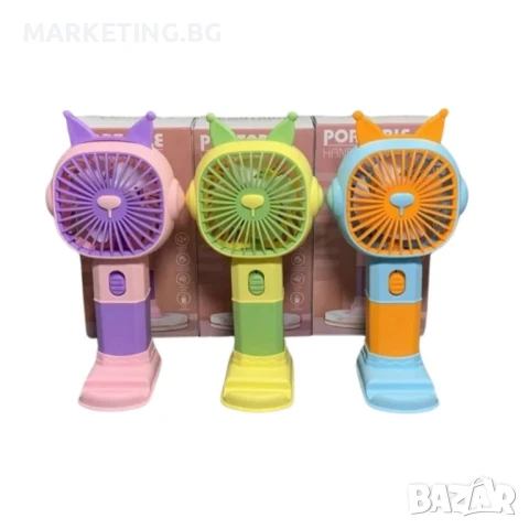 Компактен преносим акумулаторен USB вентилатор, снимка 6 - Вентилатори - 50525528