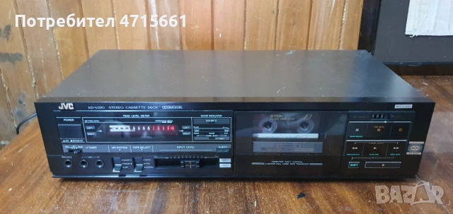 JVC Еднокасетъчен дек произведен в Япония 