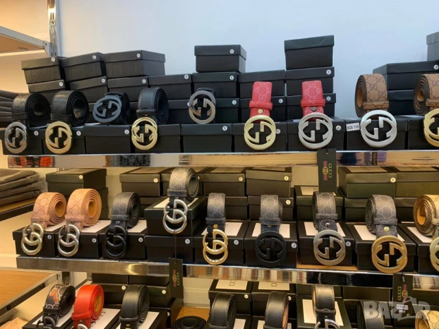 колани от естествена кожа в кутия louis vuitton gucci fendi , снимка 13 - Колани - 51151398