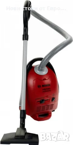 Малка детски прахосмукачка Бош прахосмукачка, червено със звук