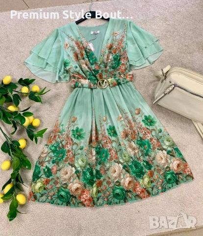 флорална рокля , снимка 5 - Рокли - 54036416