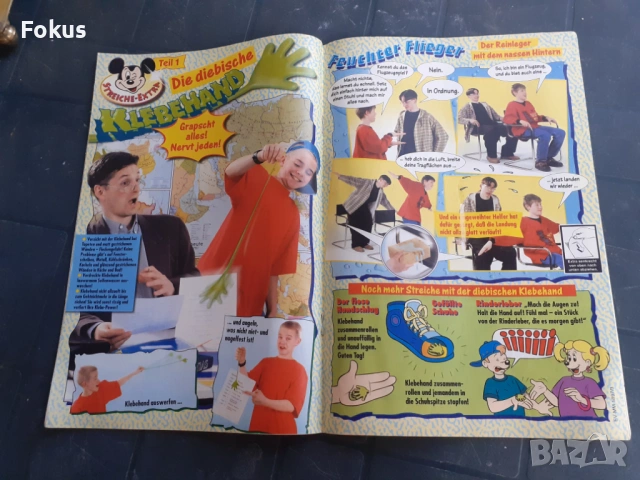 Комикс - Micky Maus Walt Disney N34 - 24.4.1997 Germany, снимка 4 - Антикварни и старинни предмети - 53280770