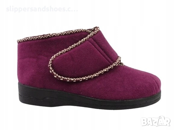 Дамски ортопедични пантофи бордо 37/41