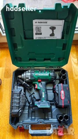 Акумулаторен ударен винтоверт PARKSIDE с БАТЕРИЯ И ЗАРЯДНО!